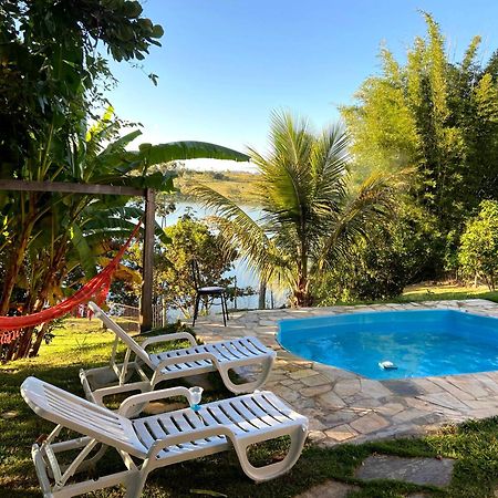 Casa Com Piscina Fundo Pra Represa E Ar Condicionado Casinhabrancadevaranda Ijaci Buitenkant foto