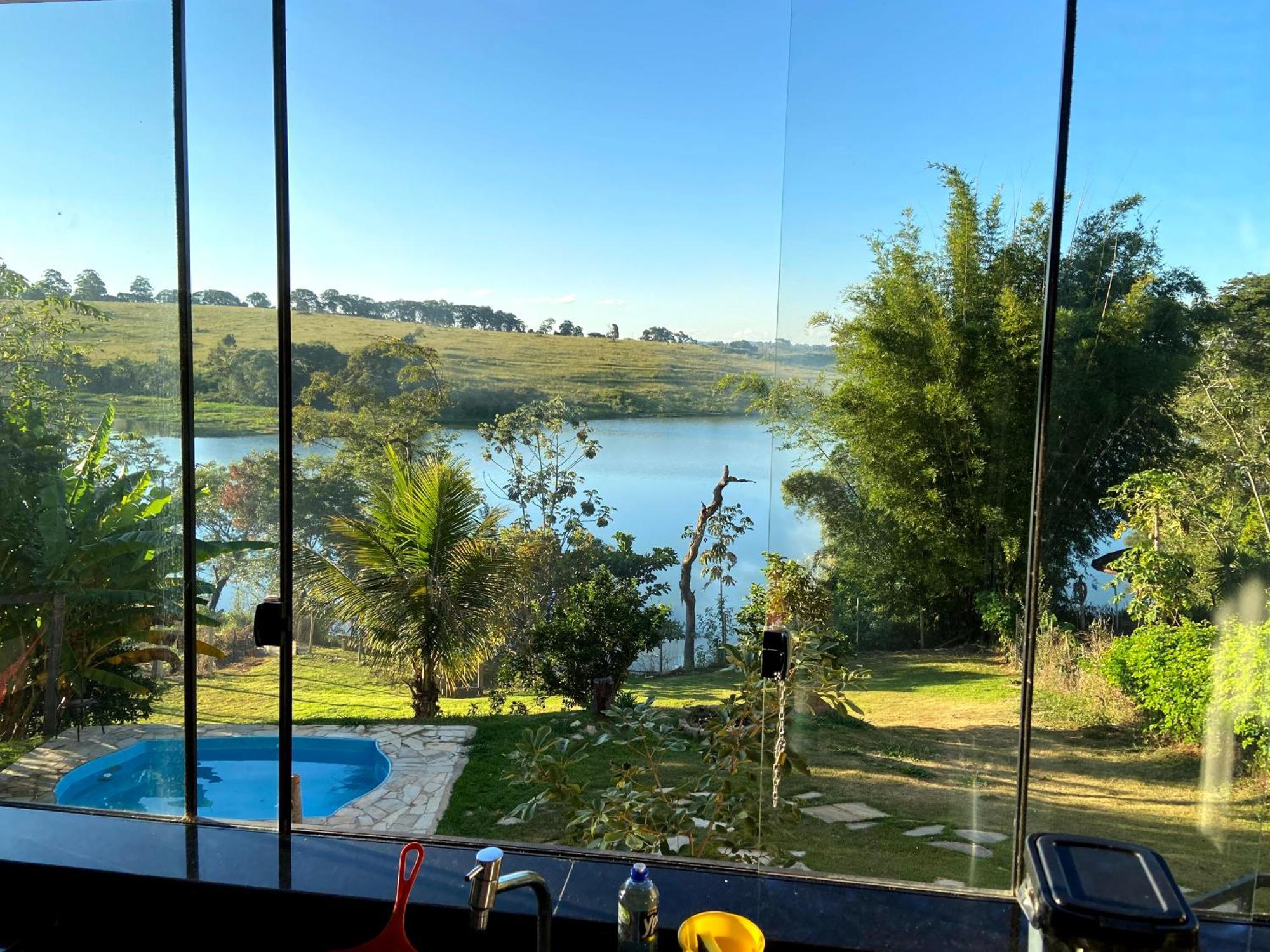 Casa Com Piscina Fundo Pra Represa E Ar Condicionado Casinhabrancadevaranda Ijaci Buitenkant foto
