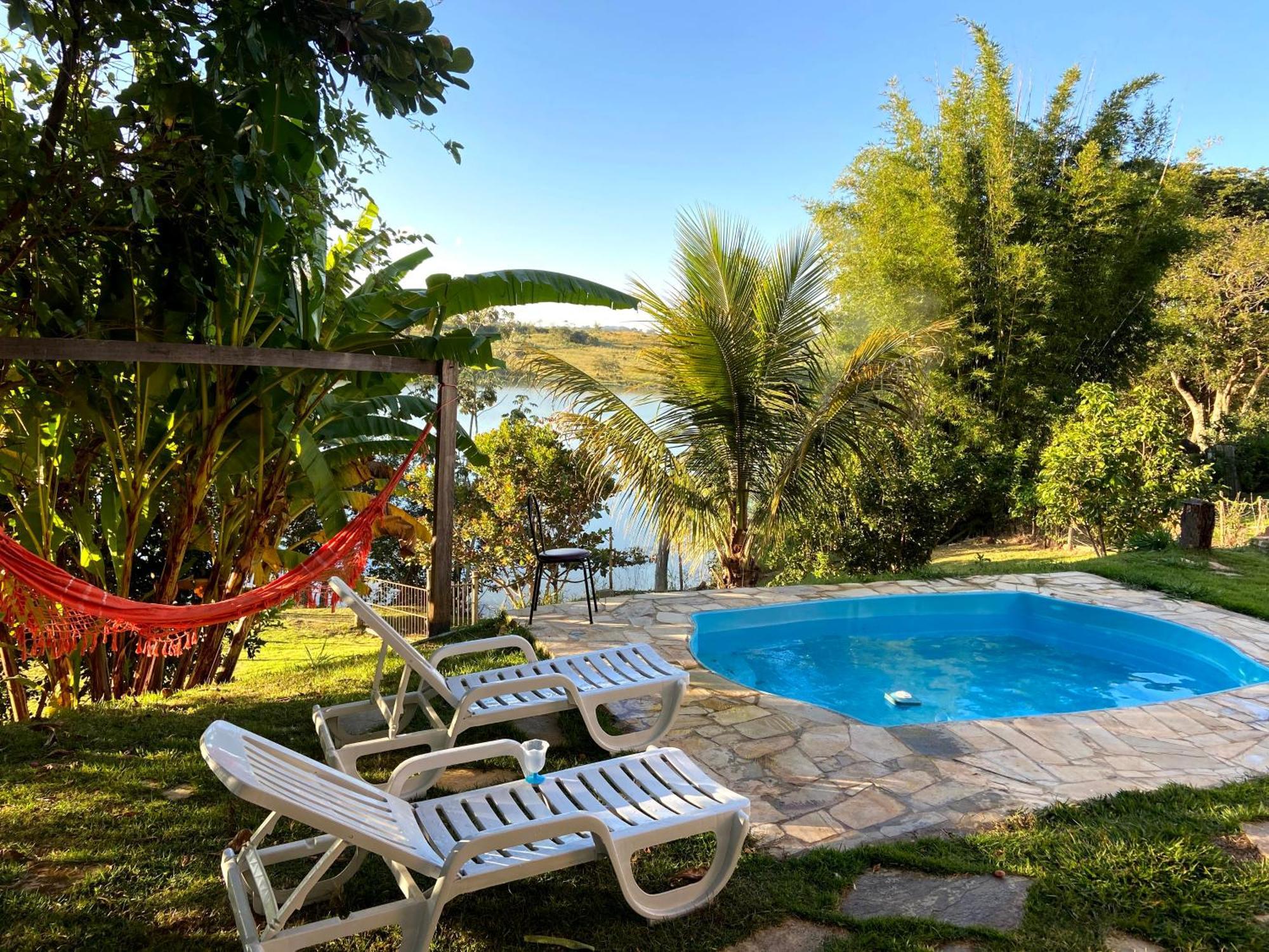 Casa Com Piscina Fundo Pra Represa E Ar Condicionado Casinhabrancadevaranda Ijaci Buitenkant foto