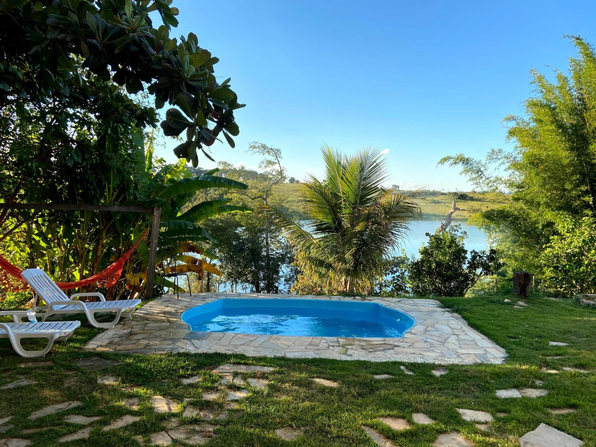 Casa Com Piscina Fundo Pra Represa E Ar Condicionado Casinhabrancadevaranda Ijaci Buitenkant foto
