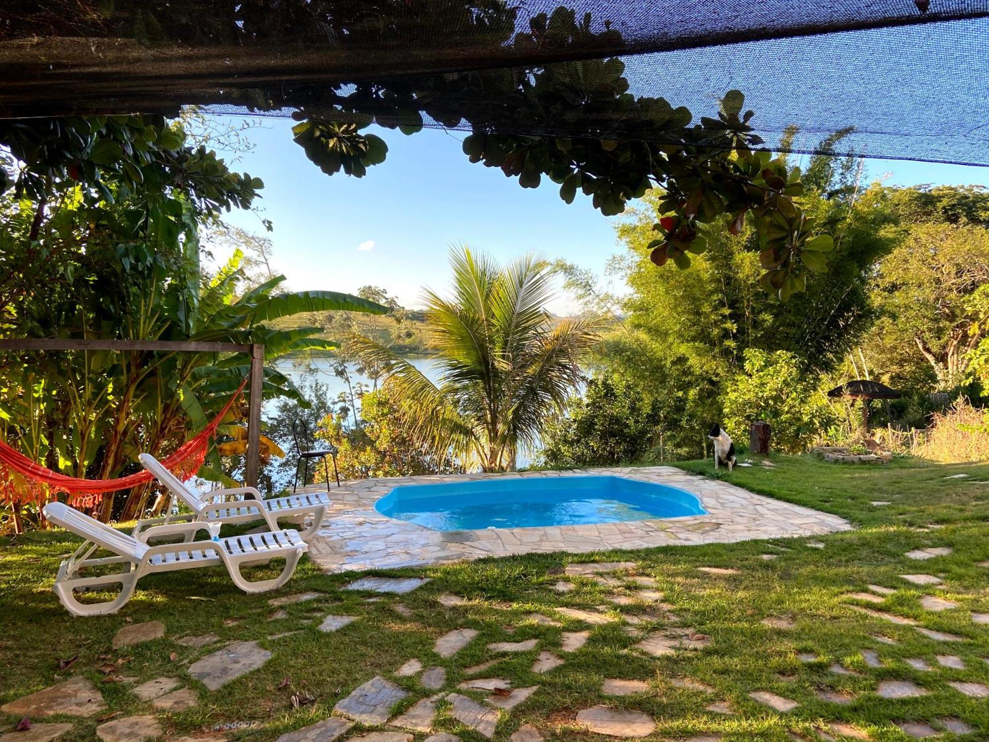 Casa Com Piscina Fundo Pra Represa E Ar Condicionado Casinhabrancadevaranda Ijaci Buitenkant foto